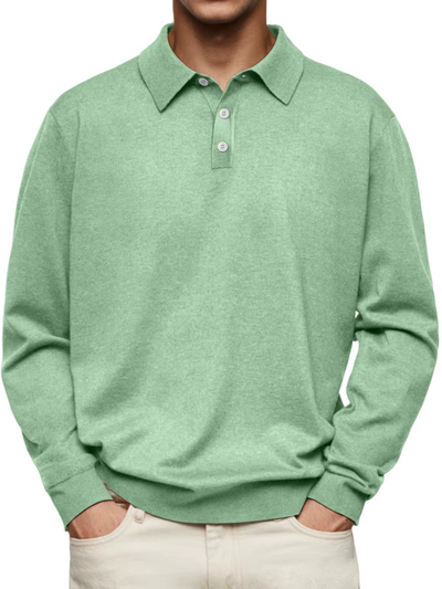Aaron | Long Sleeve Polo