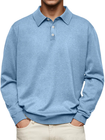 Aaron | Long Sleeve Polo