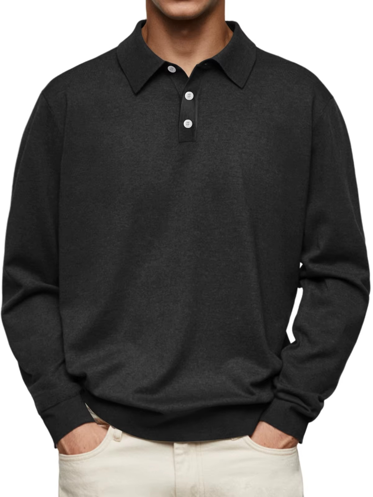 Aaron | Long Sleeve Polo