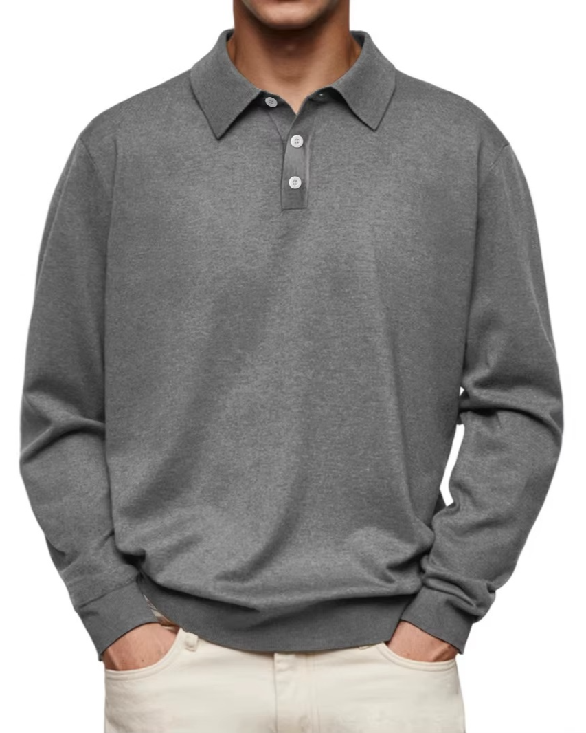 Aaron | Long Sleeve Polo