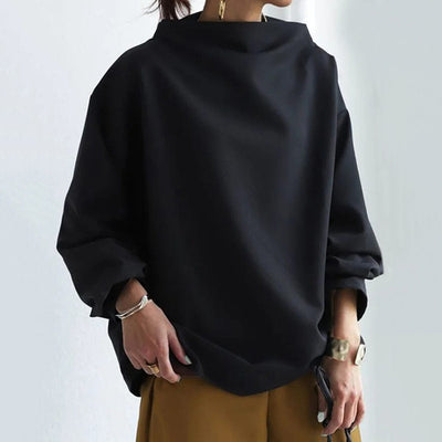 Audrey | High-Neck Soft Knit Top