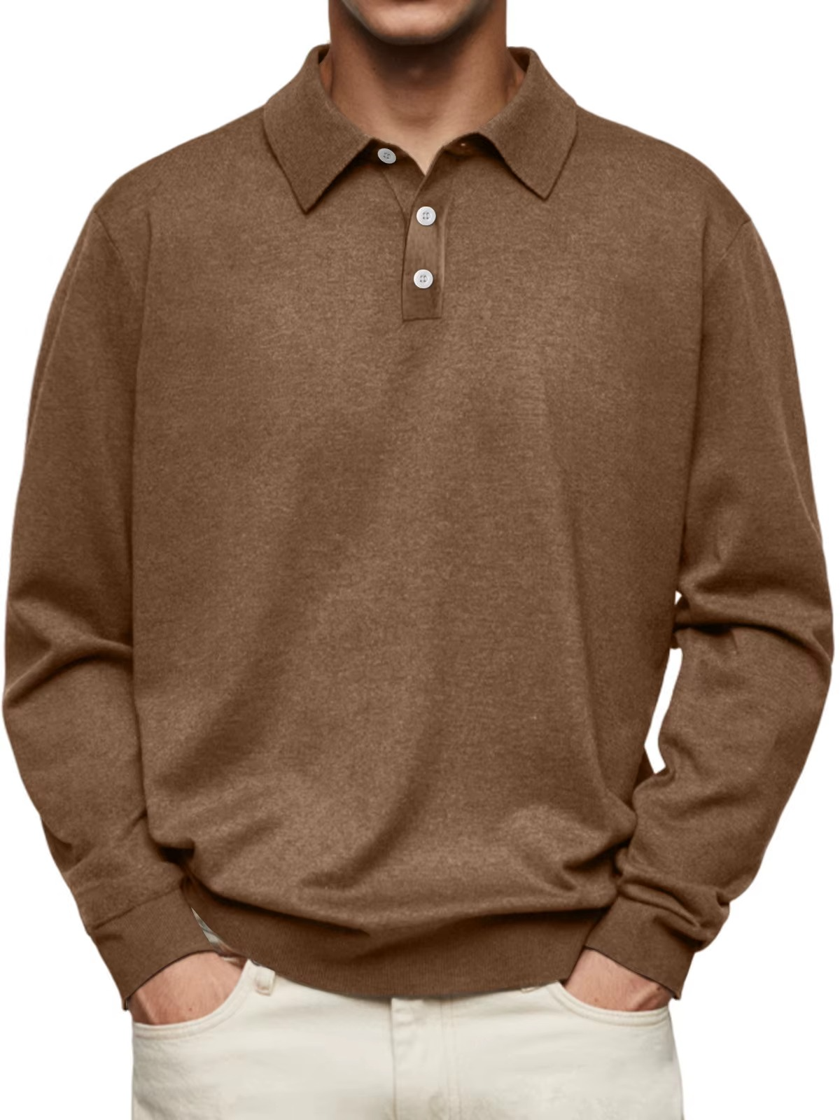 Aaron | Long Sleeve Polo