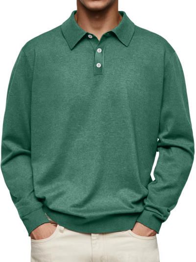 Aaron | Long Sleeve Polo