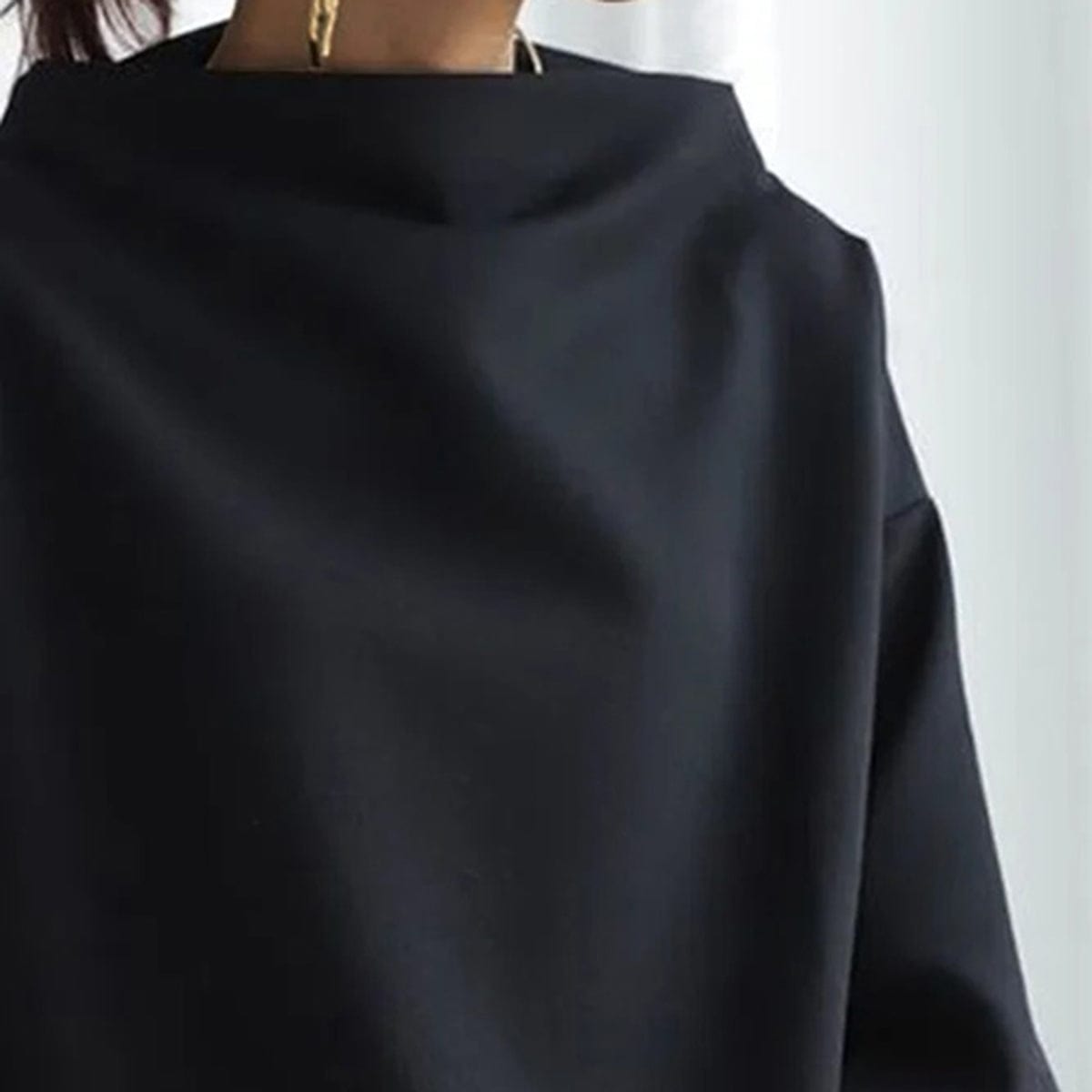 Audrey | High-Neck Soft Knit Top