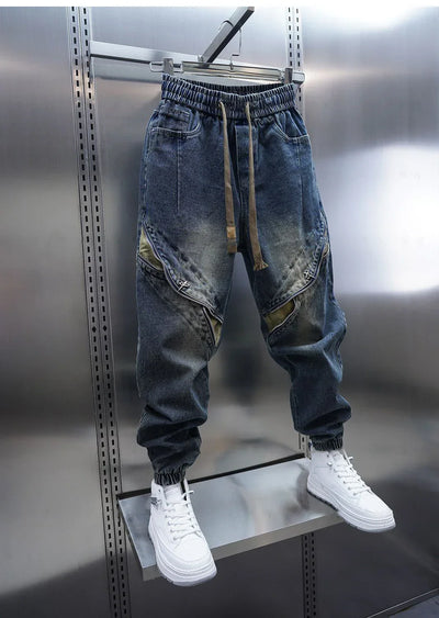 Roland | Baggy Denim Pants with Belt