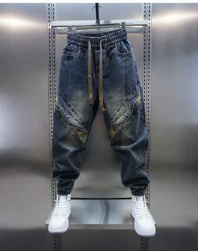 Roland | Baggy Denim Pants with Belt