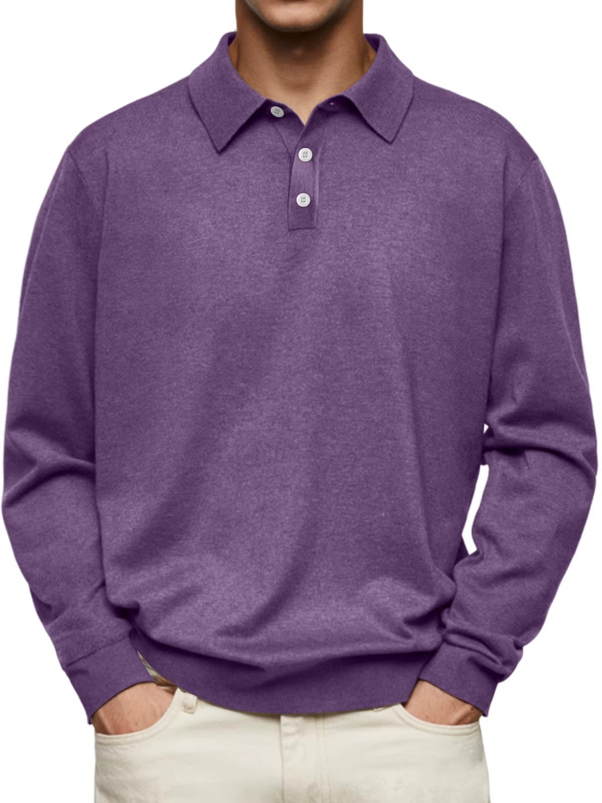 Aaron | Long Sleeve Polo