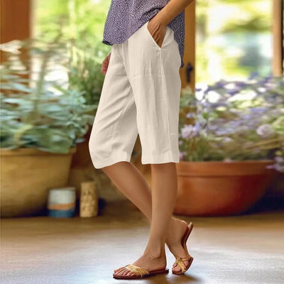 Angel | High Waist Solid Color Casual Pants