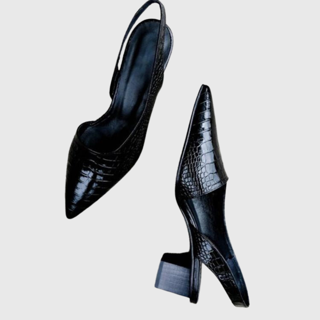 Marcia | Elegant Leather Heels
