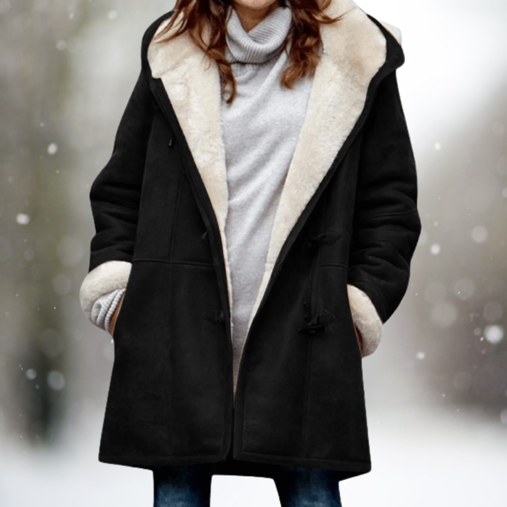 Daisy | Premium Suede Fleece Hooded Jacket