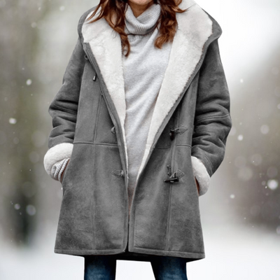 Daisy | Premium Suede Fleece Hooded Jacket