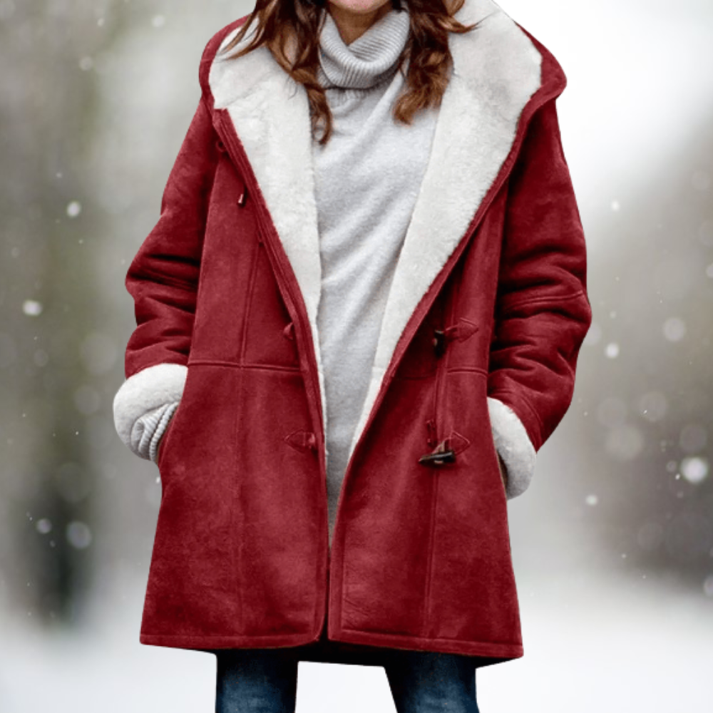 Daisy | Premium Suede Fleece Hooded Jacket