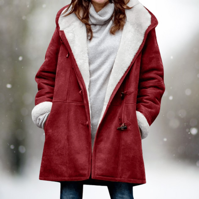 Daisy | Premium Suede Fleece Hooded Jacket