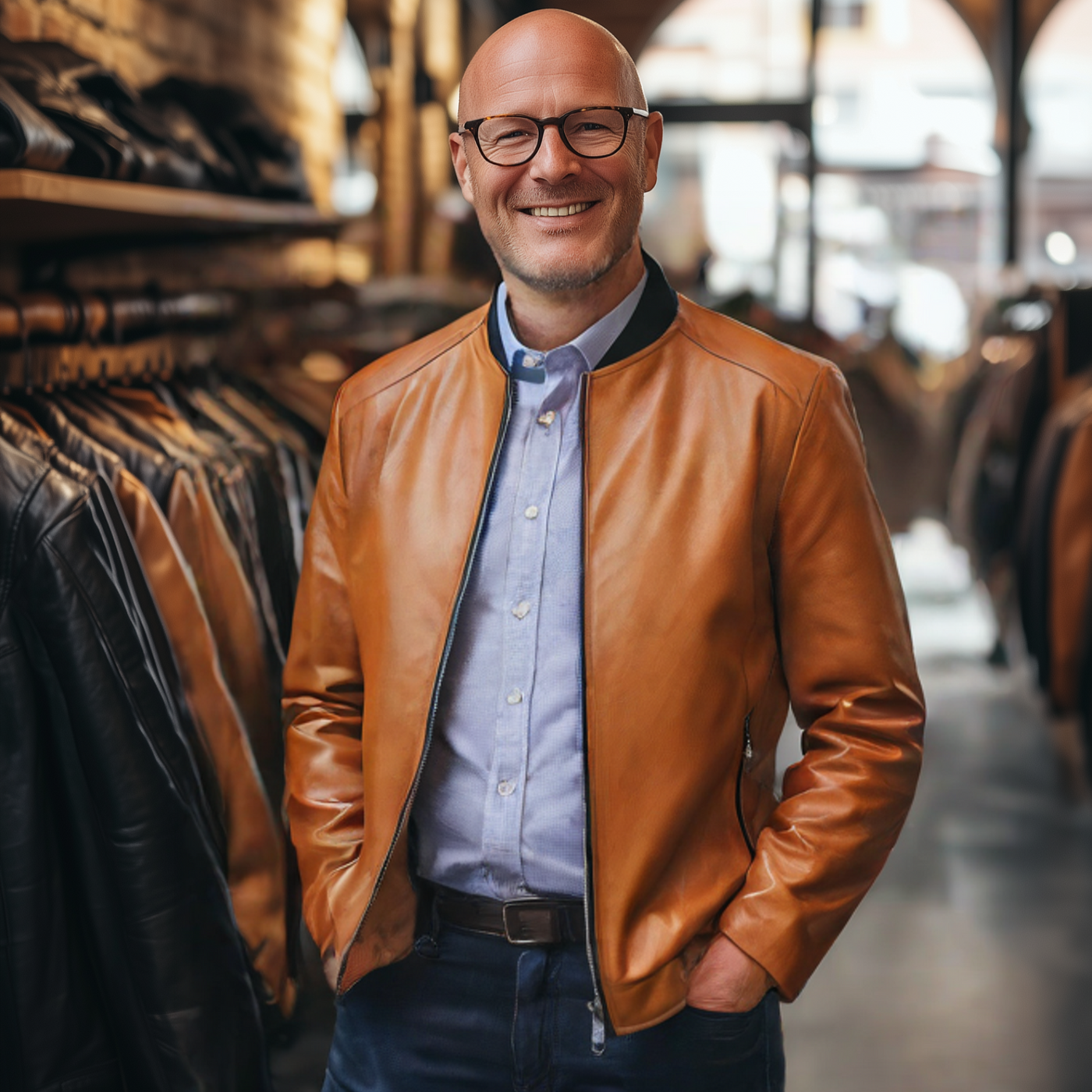 John | Classic Leather Jacket