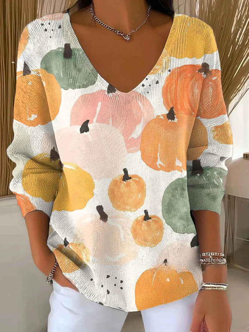 Carmen | V-Neck Knit Jumper