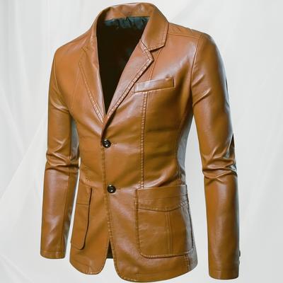 Clyde | Elegant leather blazer