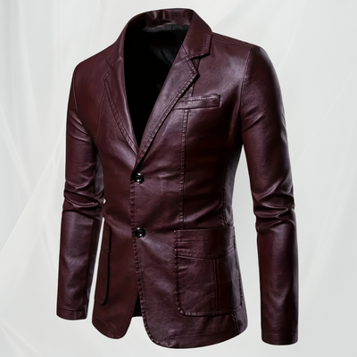 Clyde | Elegant leather blazer