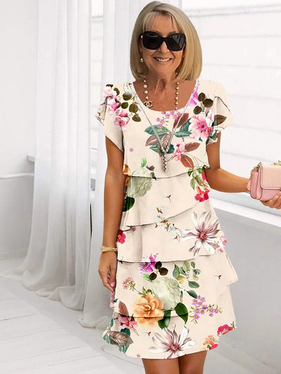 Venus | Dress with Cascading Plants