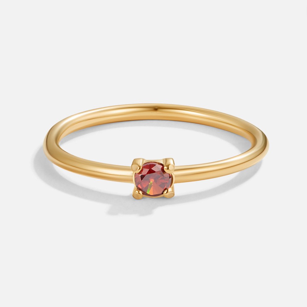 Kate | Gold Rings with Birthstone