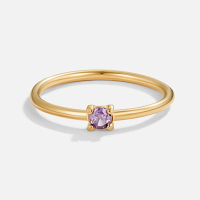 Kate | Gold Rings with Birthstone