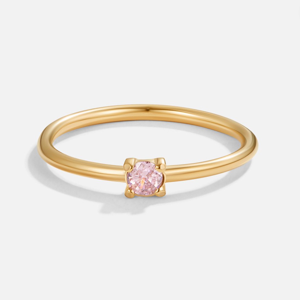 Kate | Gold Rings with Birthstone