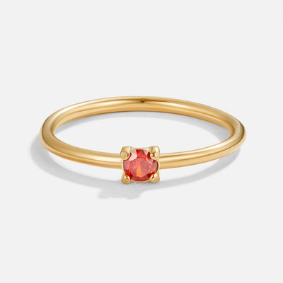 Kate | Gold Rings with Birthstone