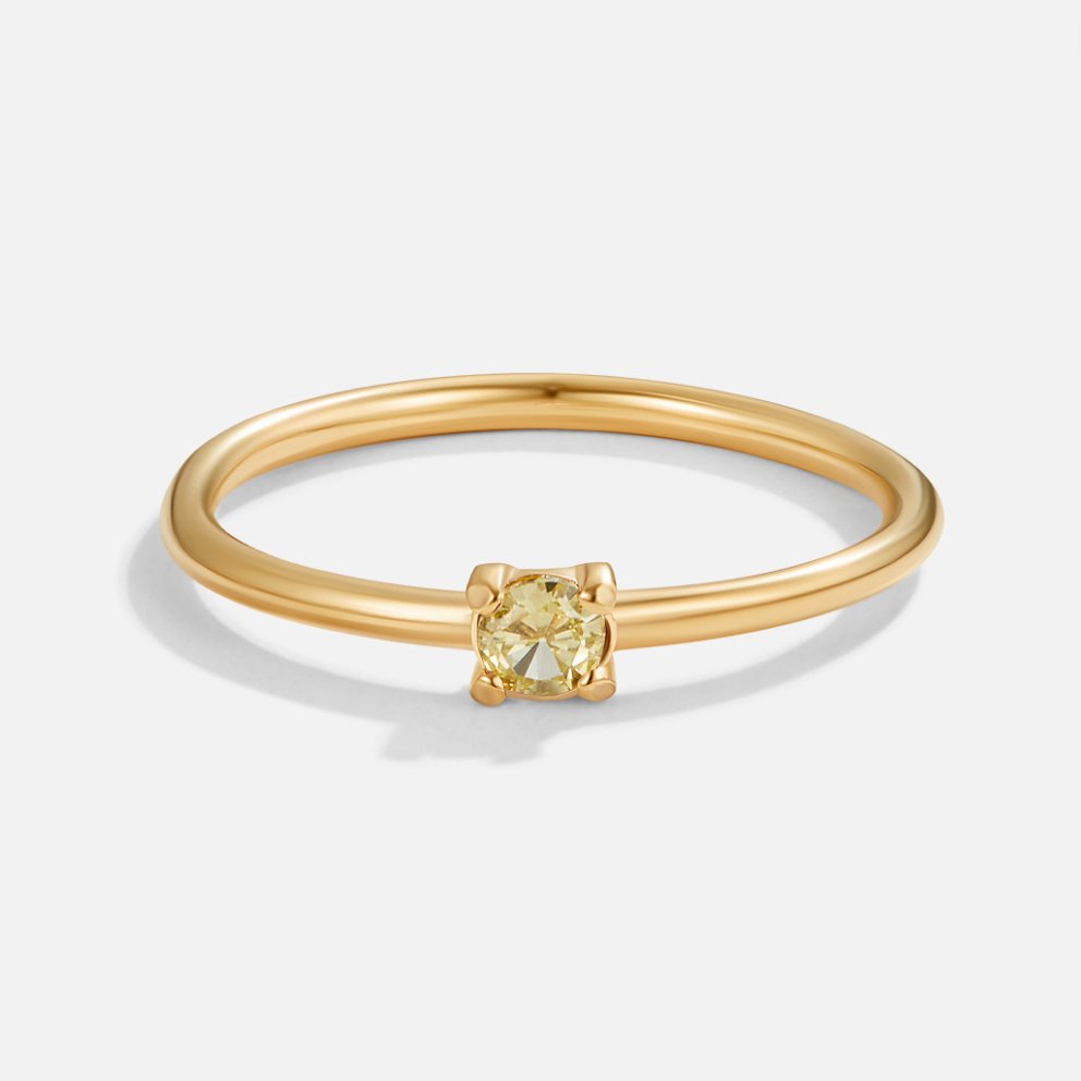 Kate | Gold Rings with Birthstone
