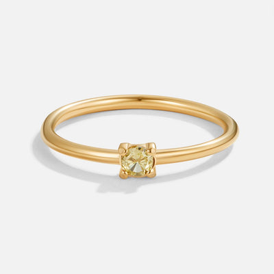 Kate | Gold Rings with Birthstone