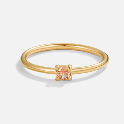 Kate | Gold Rings with Birthstone