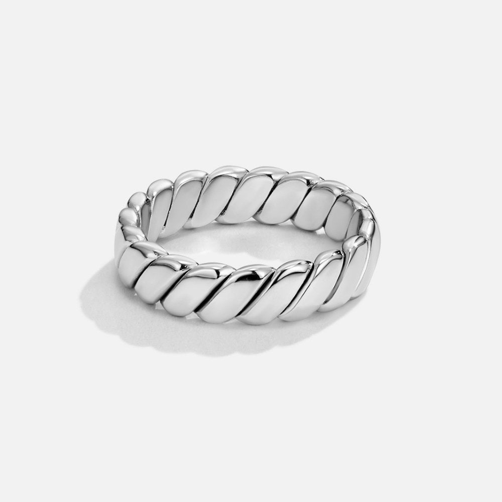 Jemma | Twisted Infinity Silver Ring Calira