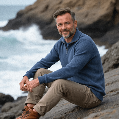 Wilbur | Men’s Zip Sweater