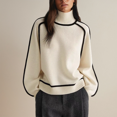 Mikyla | Knitted sweater with turtleneck