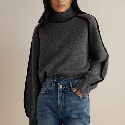 Mikyla | Knitted sweater with turtleneck