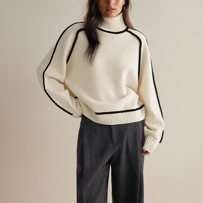 Mikyla | Knitted sweater with turtleneck
