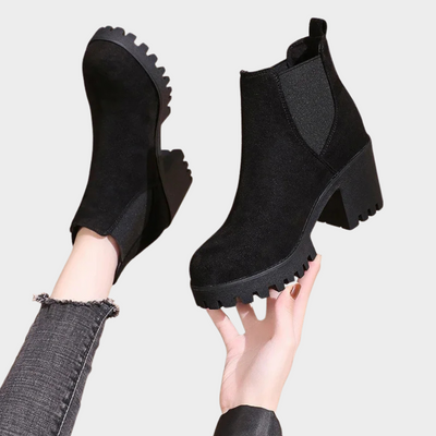 Tressie | Block Heel Short Boots