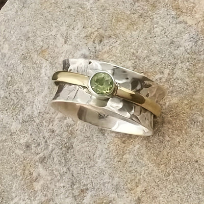 Jane | Elegant Green Zirconium Ring