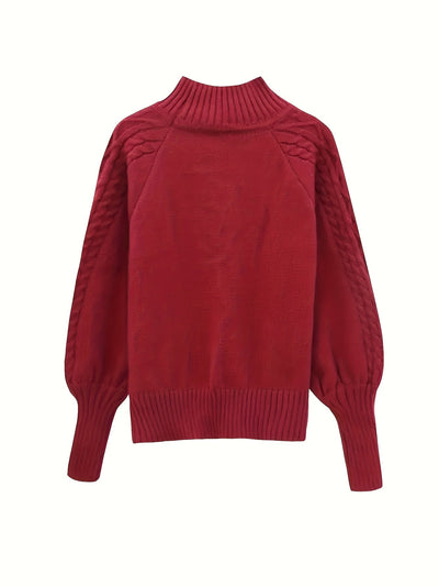 Bessie | Casual Long Sleeve Knitted Sweater