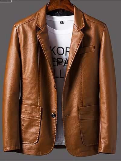 Clyde | Elegant leather blazer