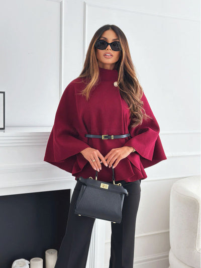 Phyllis | Chic Butterfly Jacket with Belt