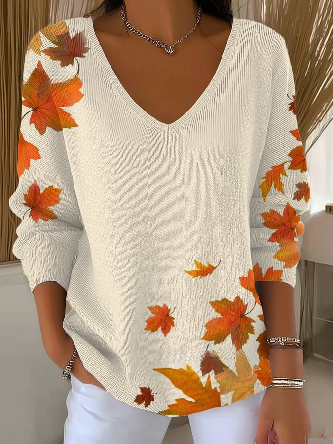 Carmen | V-Neck Knit Jumper