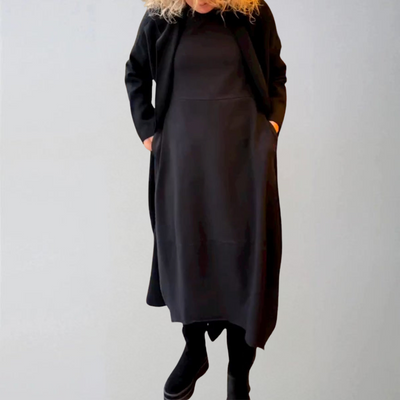 Clara | Autumn Midi Dress with Pockets
