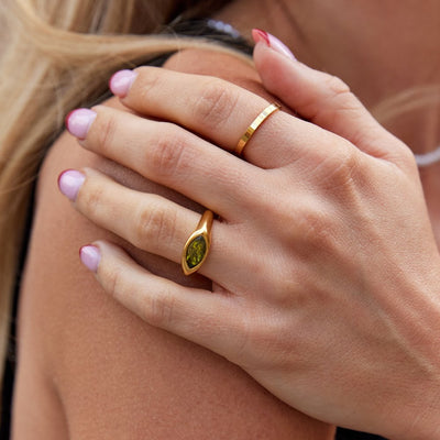 Madison | Green Crystal Ring