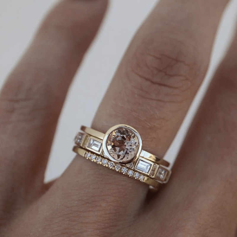 Erin | Gold Crystal Ring