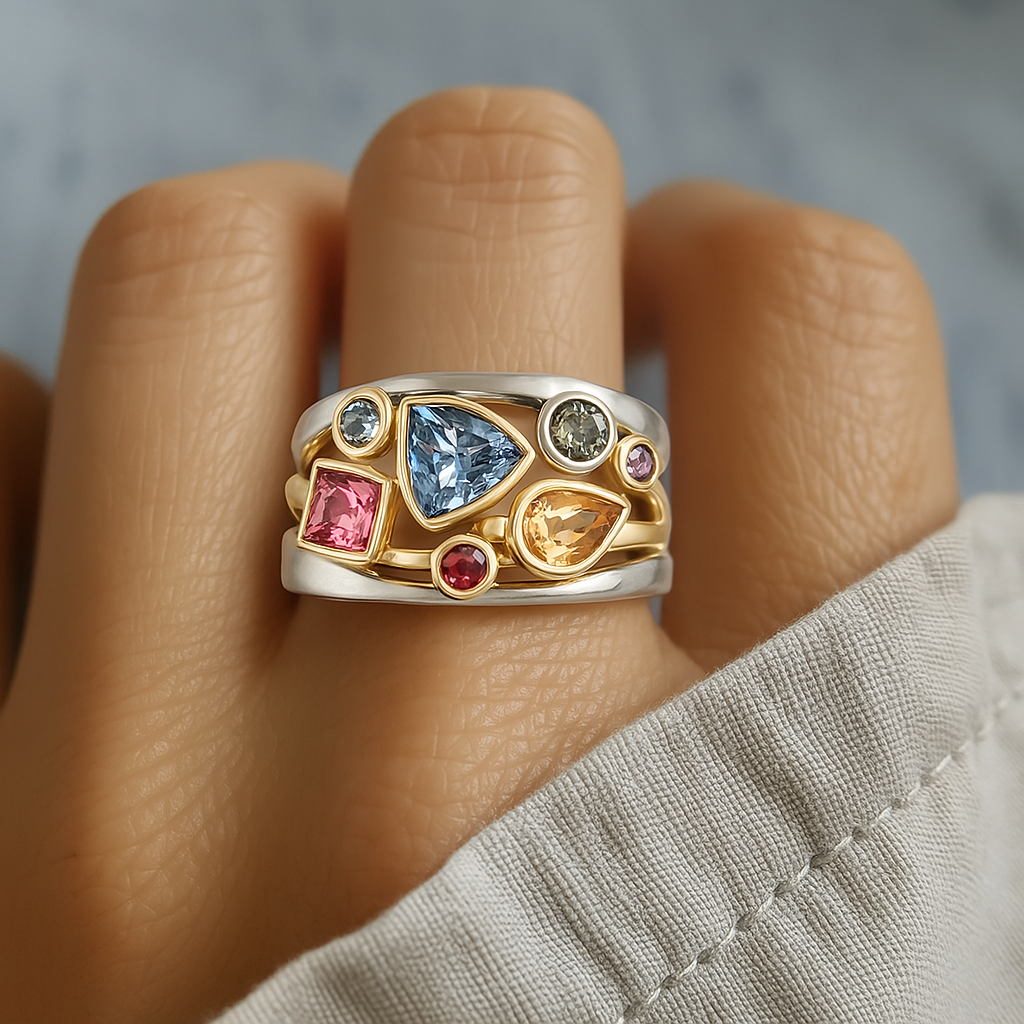 Ruby | Vintage Bunter Zirconia Ring