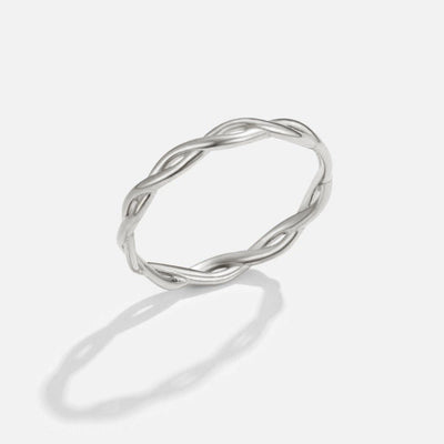 Amara | 18K Silver Infinity Spinning Ring