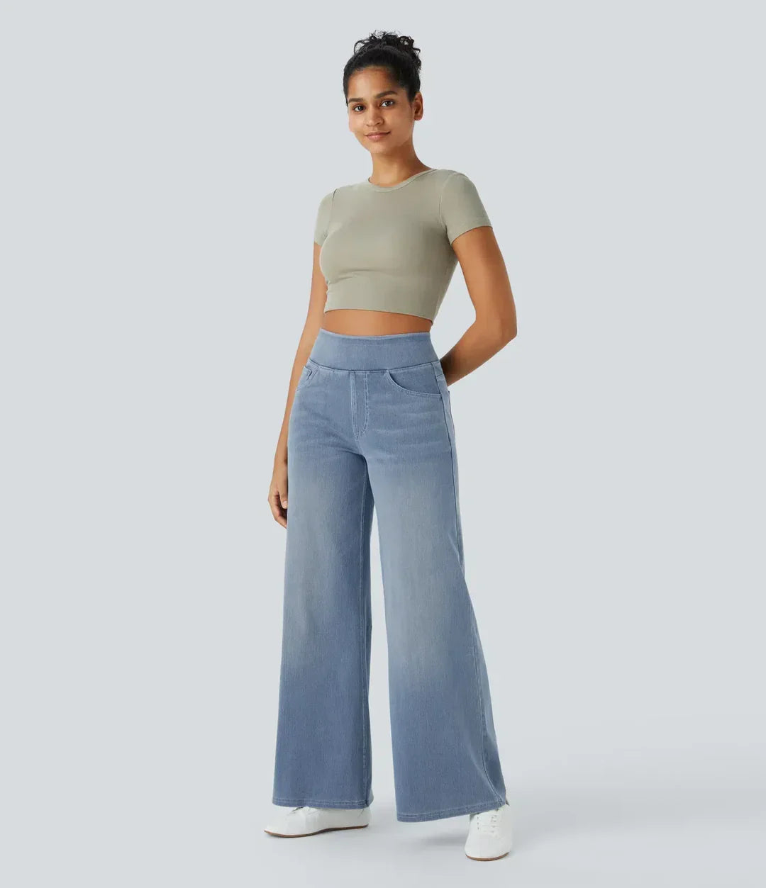 Evie | Comfortable High-Waisted Elastic Pants