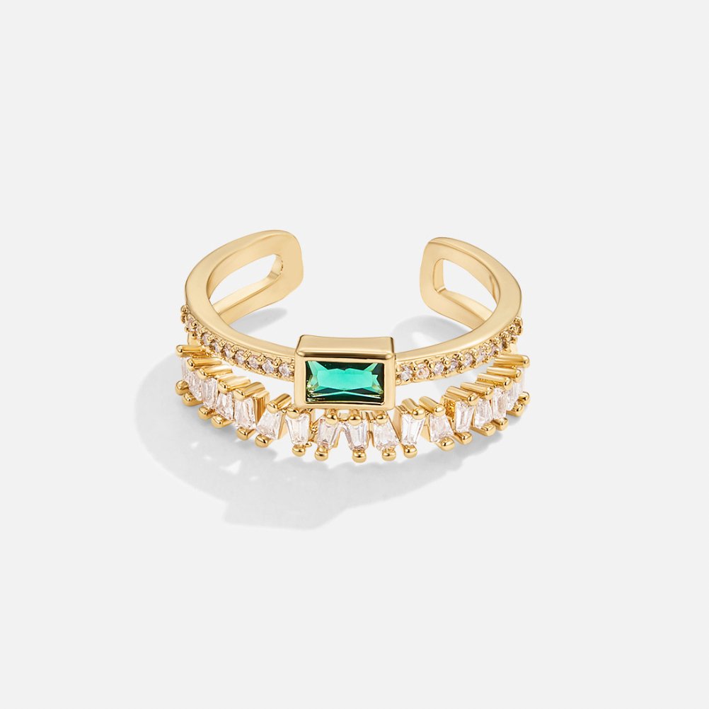 Bliss | Layered Crystal Ring