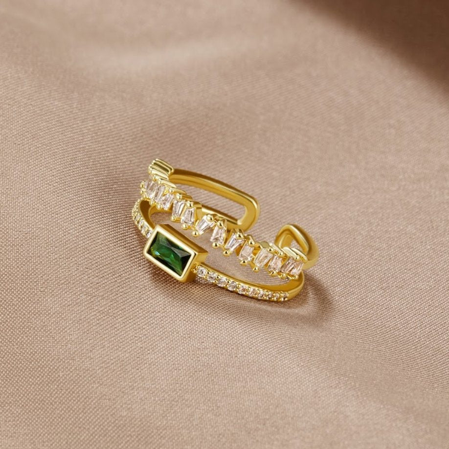 Bliss | Layered Crystal Ring