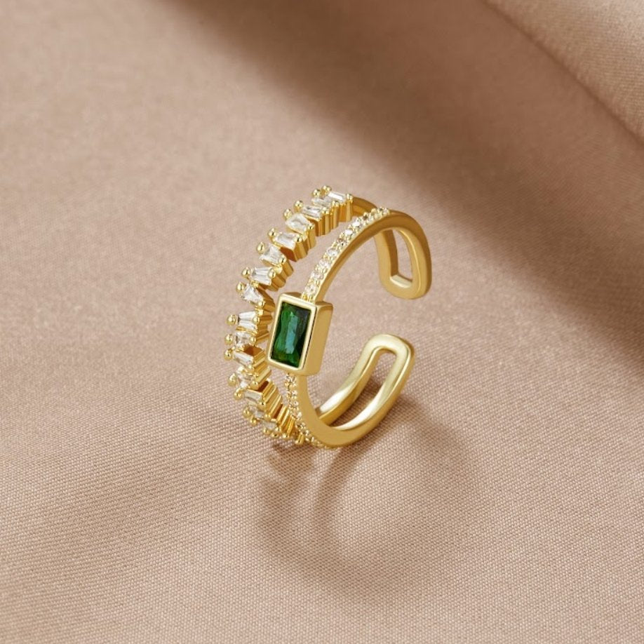 Bliss | Layered Crystal Ring