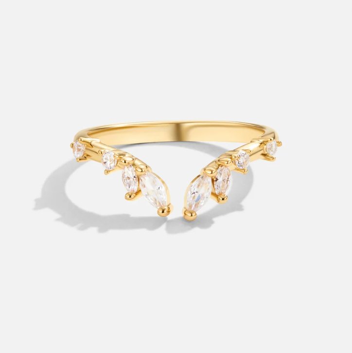 Mane | Gold Crystal Ring